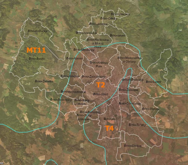 Zdroj: Quitt, E. (1971): Klimatické oblasti Československa, (data: Geografický ústav ČSAV, AOPK ČR)